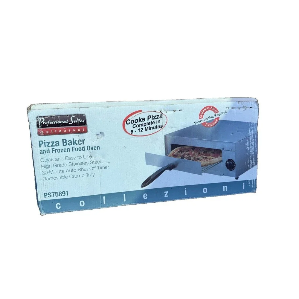 New Professional Series PS75891 Pizza Oven Baker and Frozen Snack Stainless